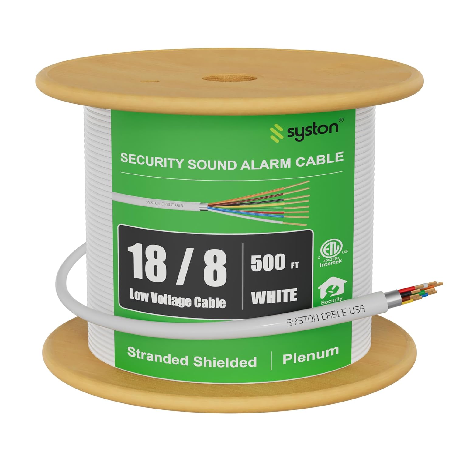 SYSTON 18/8 Fire Security Burglar Station Alarm Control Cable
