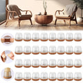 32 PCs Chair Leg Protectors for Hardwood Floors - Thick Silicone Caps