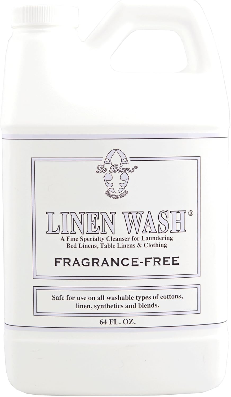 Fragrance Free Linen Wash for Impeccably Clean Fabrics