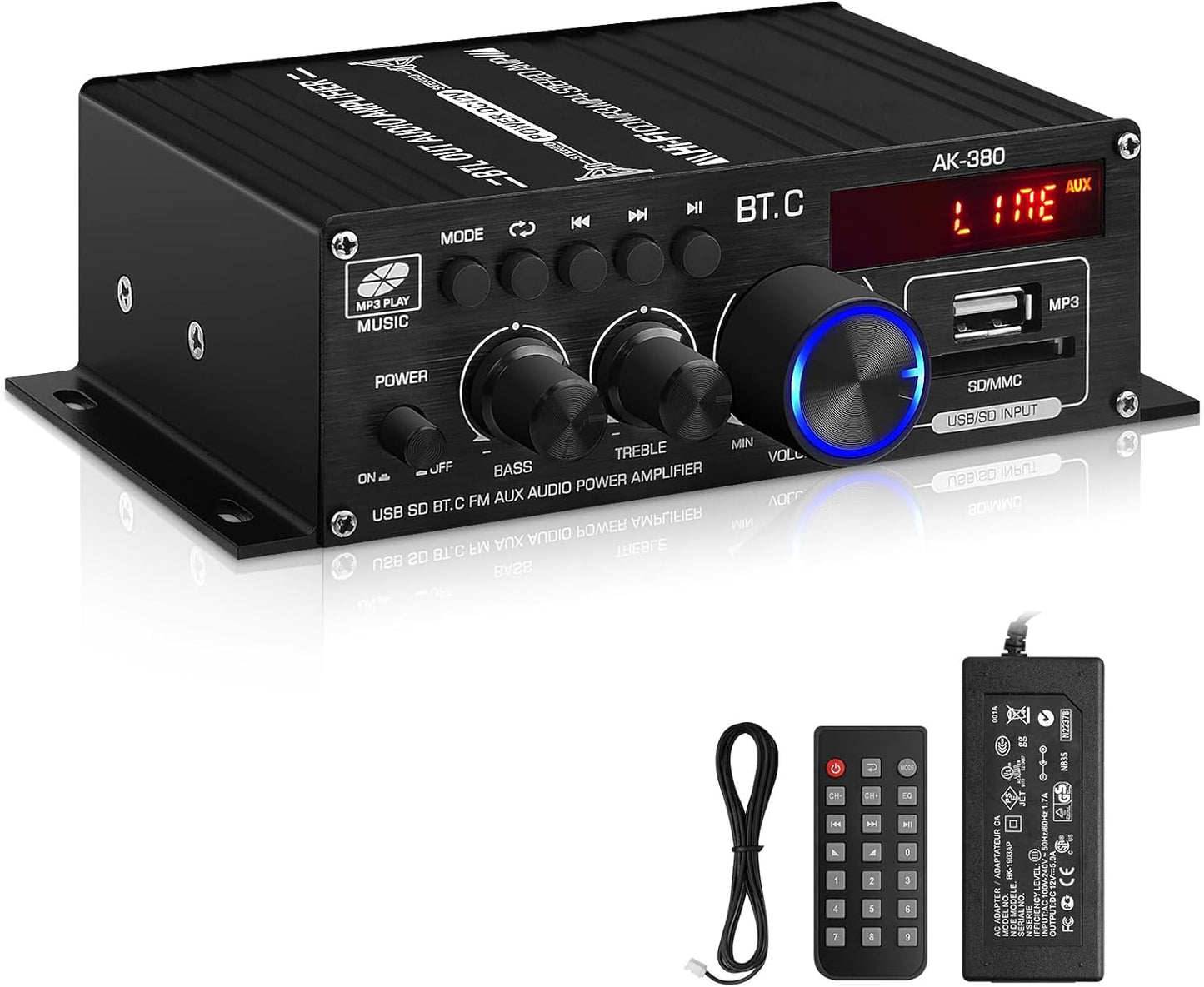 400W HiFi Bluetooth Amp: DideaECO Portable Powerhouse