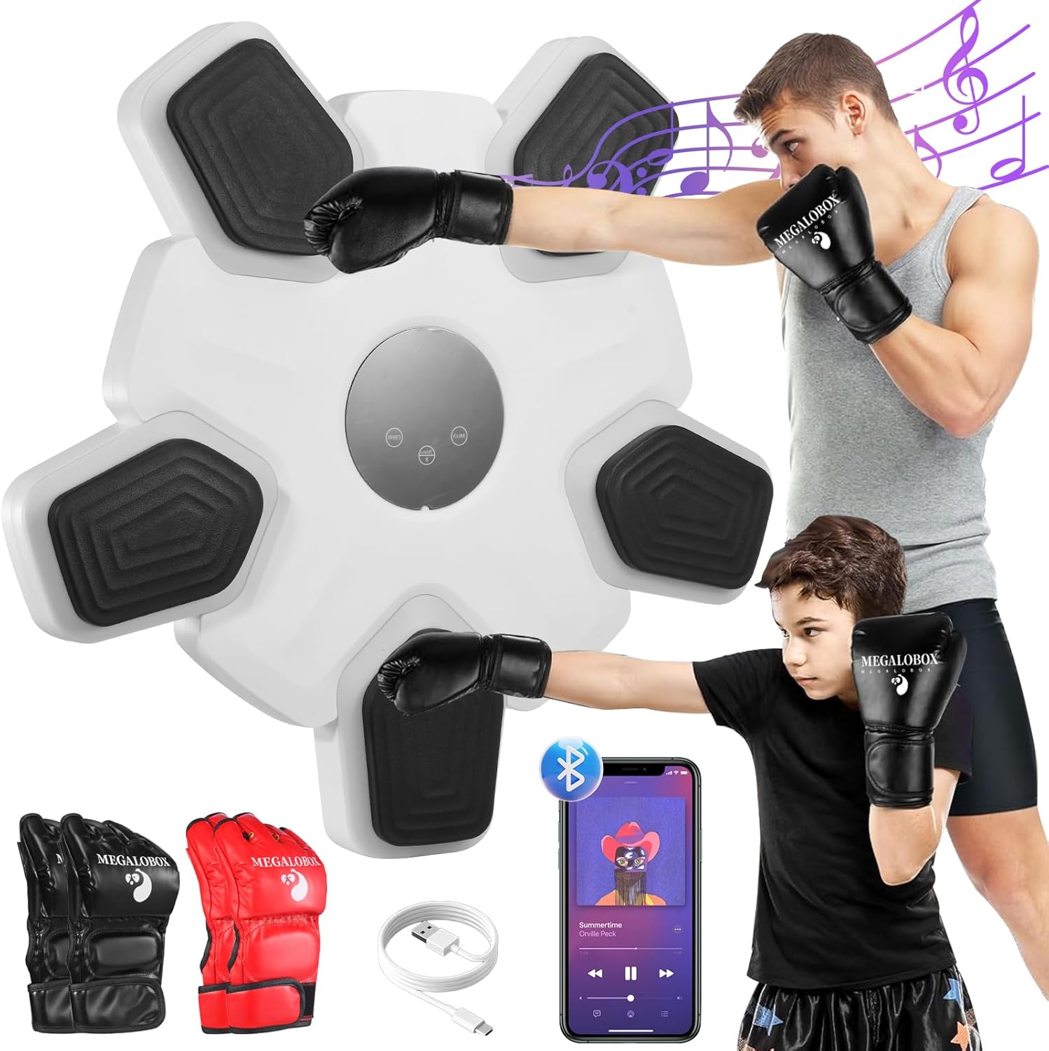 Kids' Smart Bluetooth Music Boxing Set