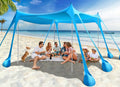 Rhino Valley Beach Tent Shade Canopy UPF50+ Protection - Stable, Quick