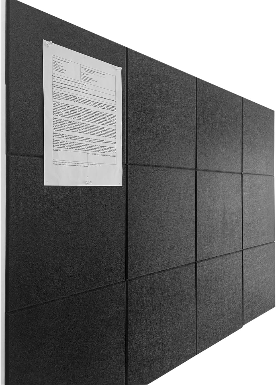 Modern Felt Wall Tiles 47x35 for Stylish Bulletin Board Use