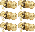 Probrico Gold Privacy Door Knob Set for Bedroom and Bathroom