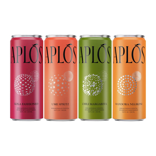 Aplos Non-Alcoholic Cocktail Variety Pack with Adaptogens