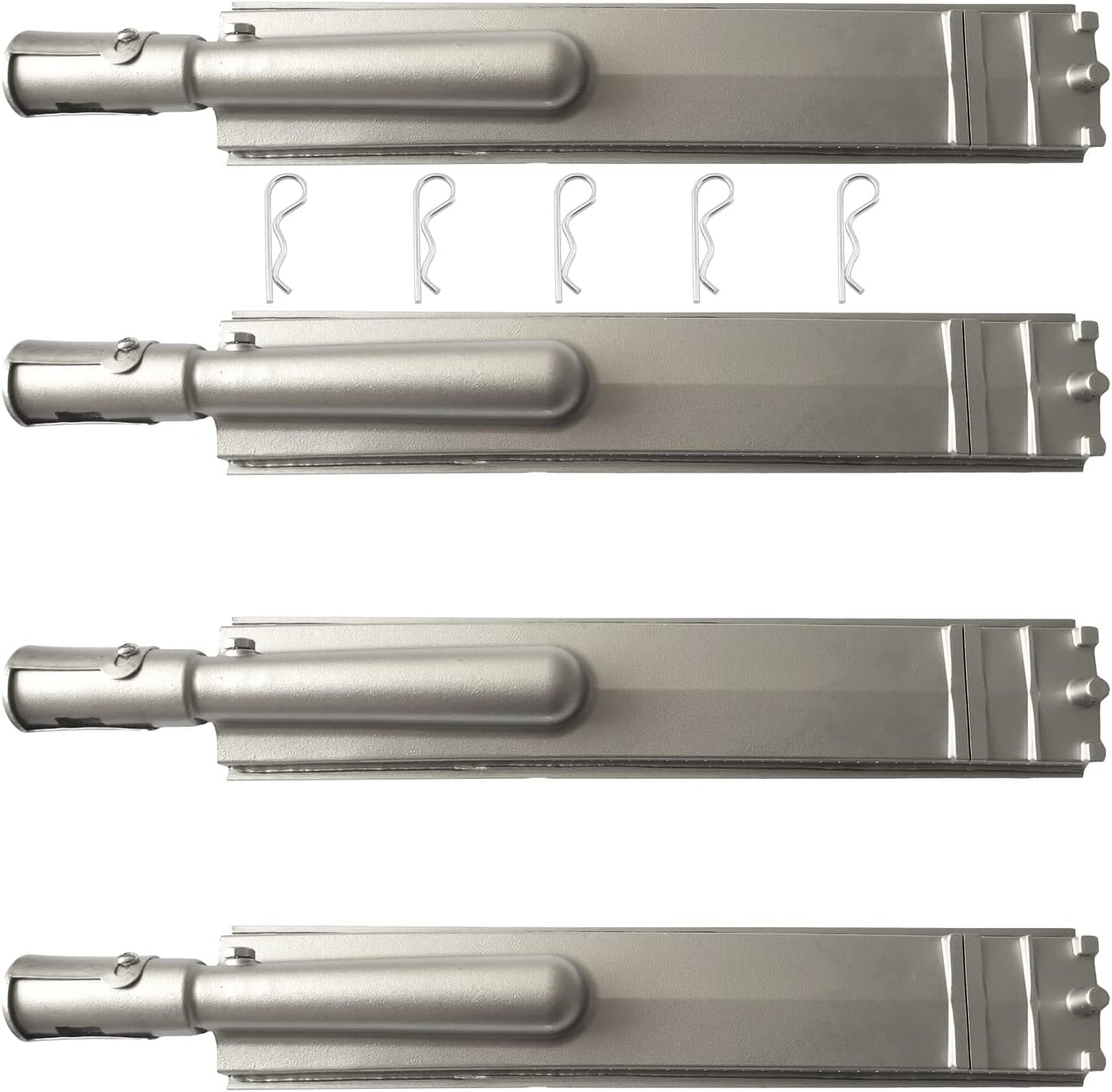 4 Pack Heavy Duty Cast Stainless Steel Grill Burner Replacement