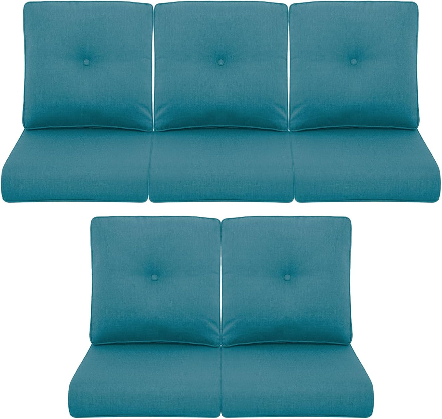 Patio Chair Cushions 5 Packs for Outdoor Glider Rocking Chairs