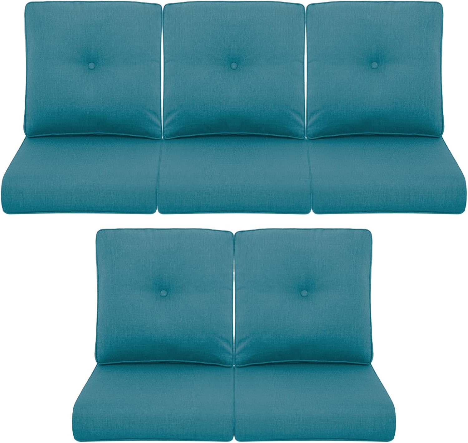 Patio Chair Cushions 5 Packs for Outdoor Glider Rocking Chairs