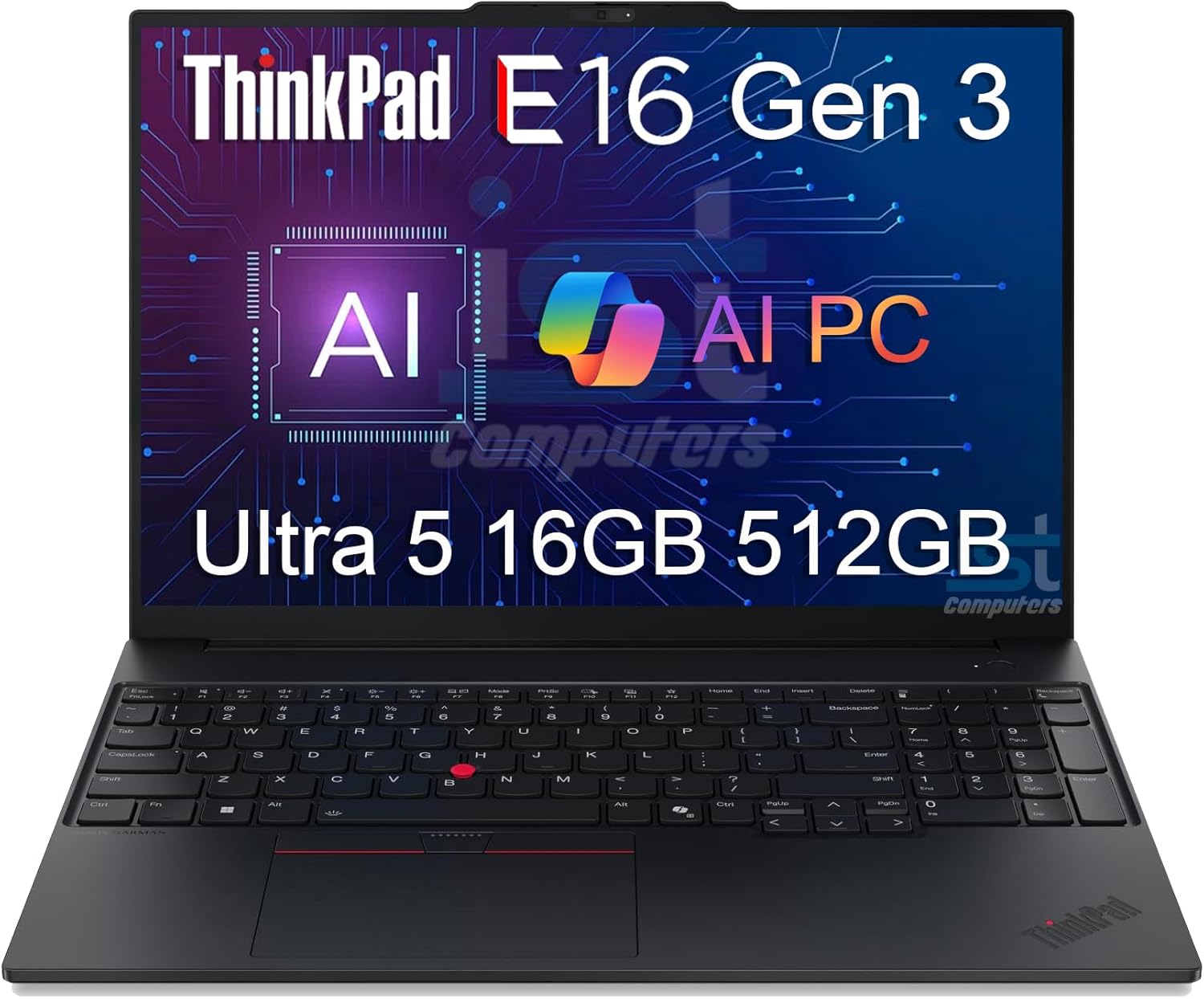 Lenovo ThinkPad E16 Gen 3 Business AI PC Laptop for Professionals