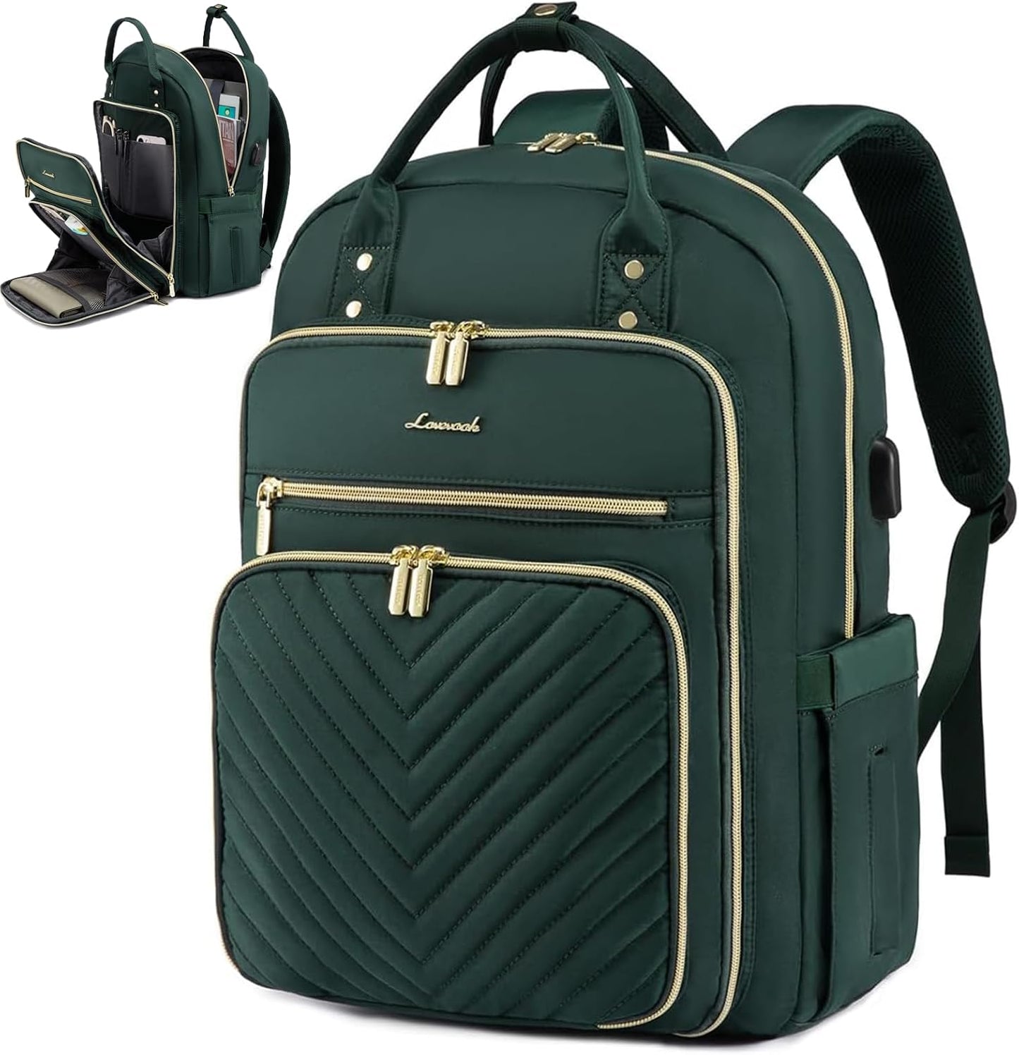 LOVEVOOK 15.6 Inch Laptop Backpack for Women, Stylish & Durable