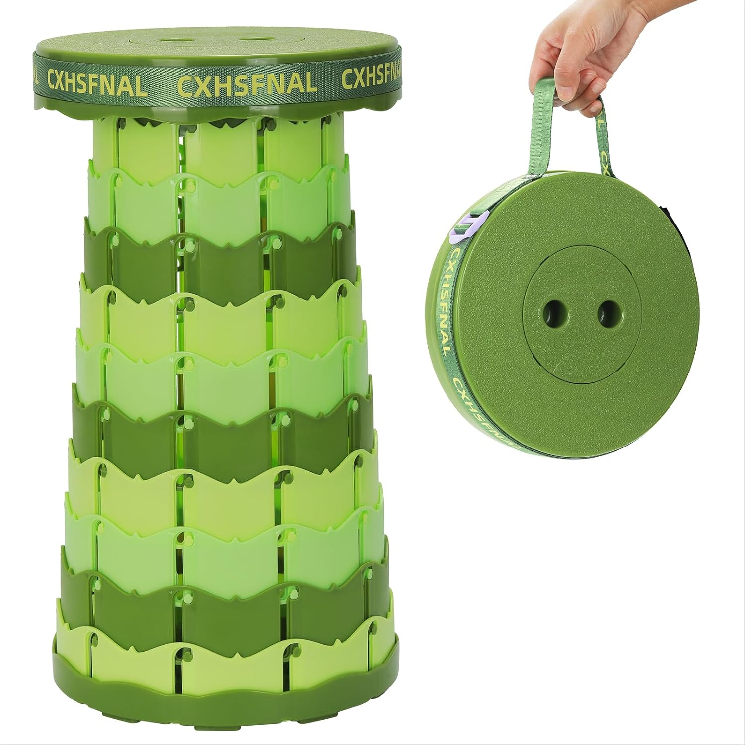 Upgraded Portable Foldable Stool for Camping and Outdoor Use