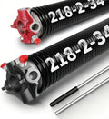 Pair of 2 in Garage Door Torsion Springs Set - Durable 16,000 Cycles