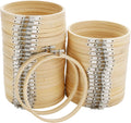 Caydo 40 Pieces 6 in Round Embroidery Hoops Bulk - Craft and Decor Set