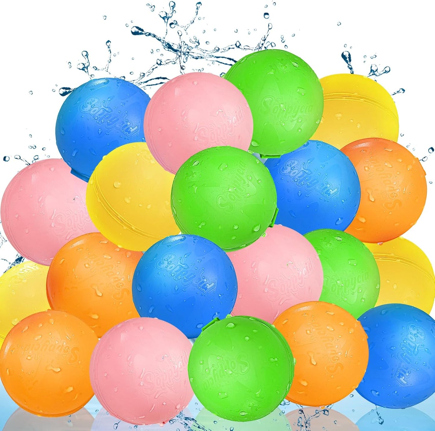 SOPPYCID Reusable Magnetic Water Balloons for Summer Fun