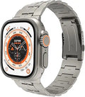 LULULOOK Band for Apple Watch Ultra Titanium 49mm - Sleek Metal