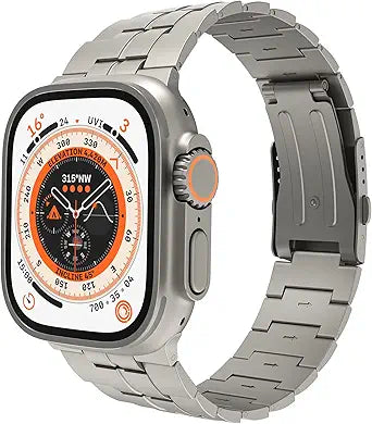 LULULOOK Band for Apple Watch Ultra - Stylish Titanium Metal Band
