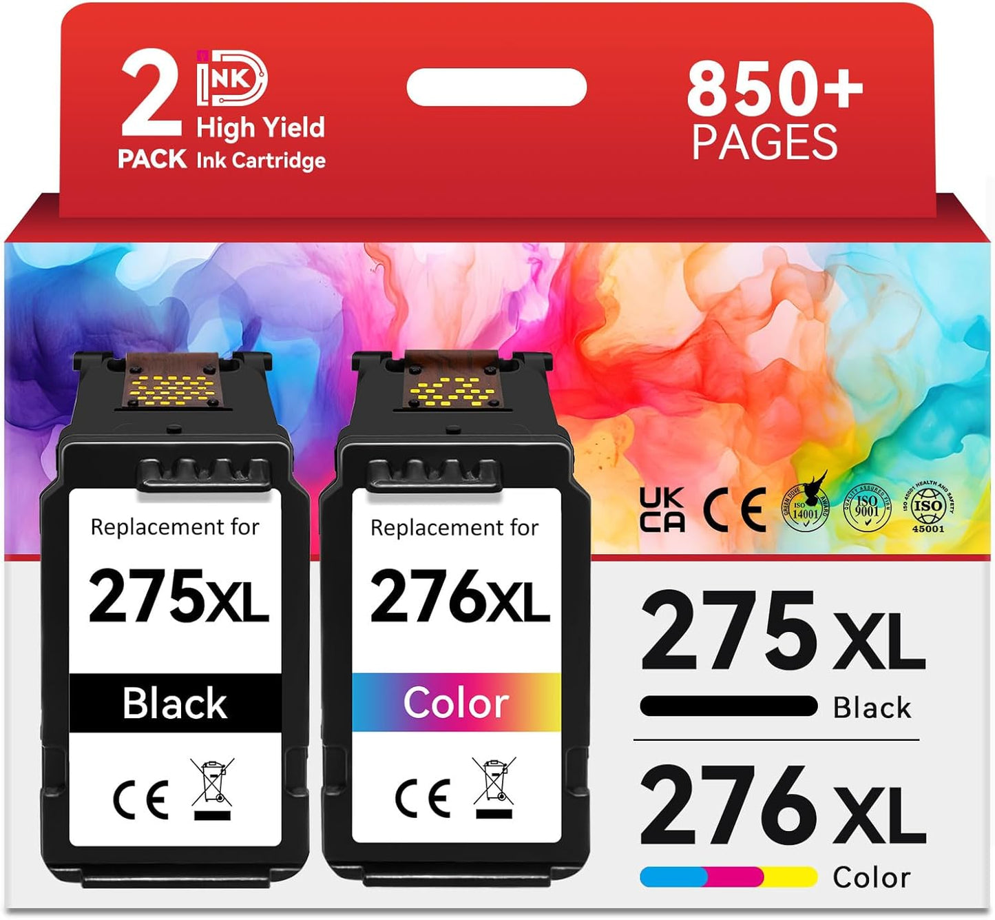 PG-275XL CL-276XL Compatible Ink Cartridges for Canon Printers