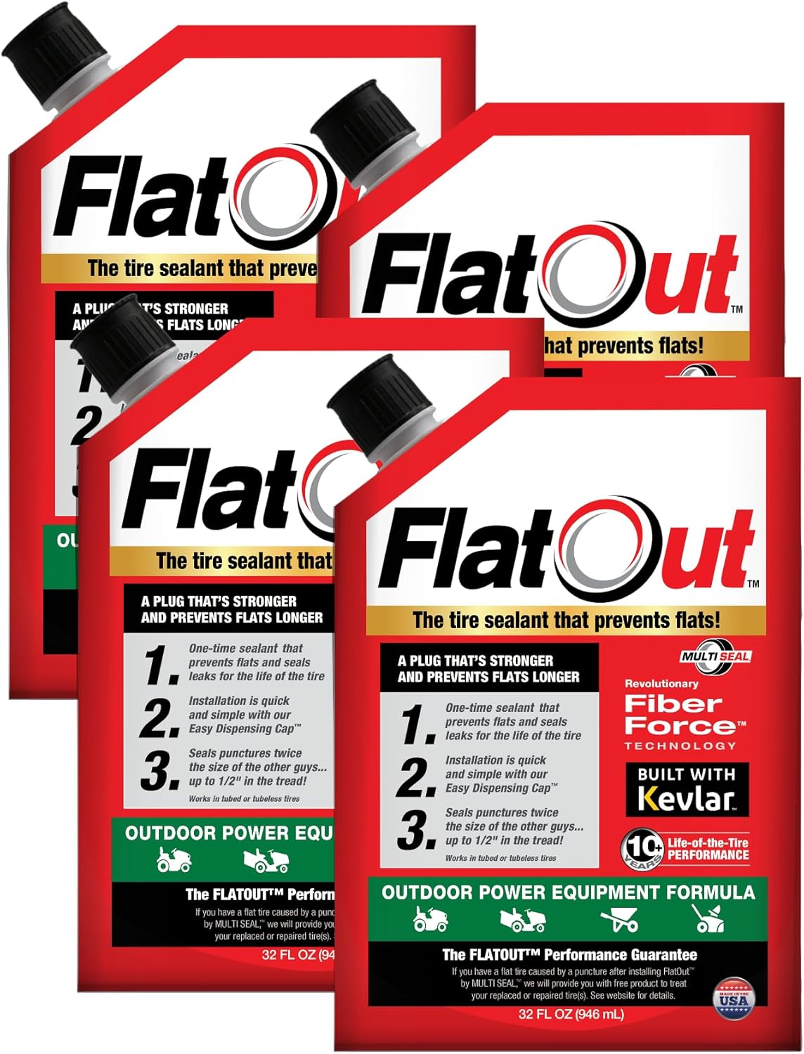 Flat Out Off Road Tire Sealant for Outdoor Power Equipment