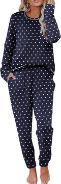 Women's Long Sleeve Ekouaer Pajama Set - Soft 2 Piece Lounge Set