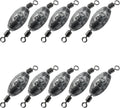 Uenhoy Fishing Weights 3/4 oz Egg Sinkers - Rotating Ends for Smooth