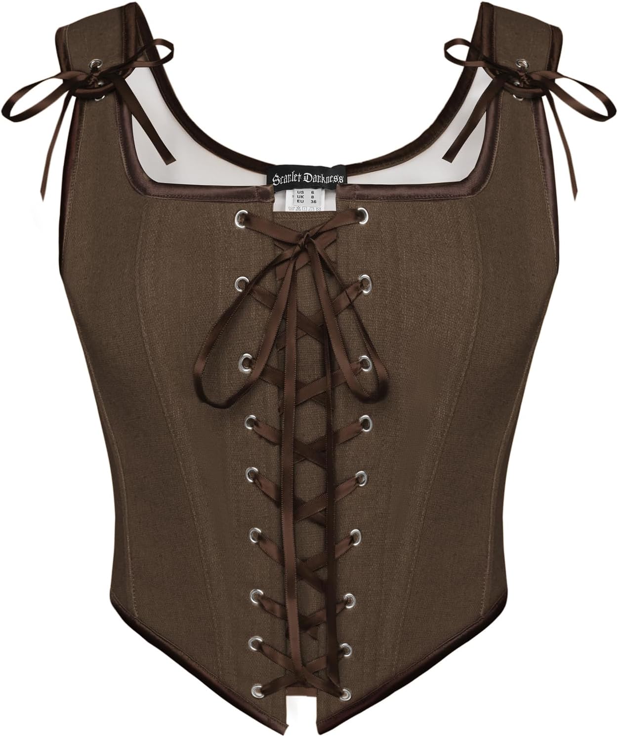 Renaissance Corset Tops for Women - Vintage Lace Up Bustier