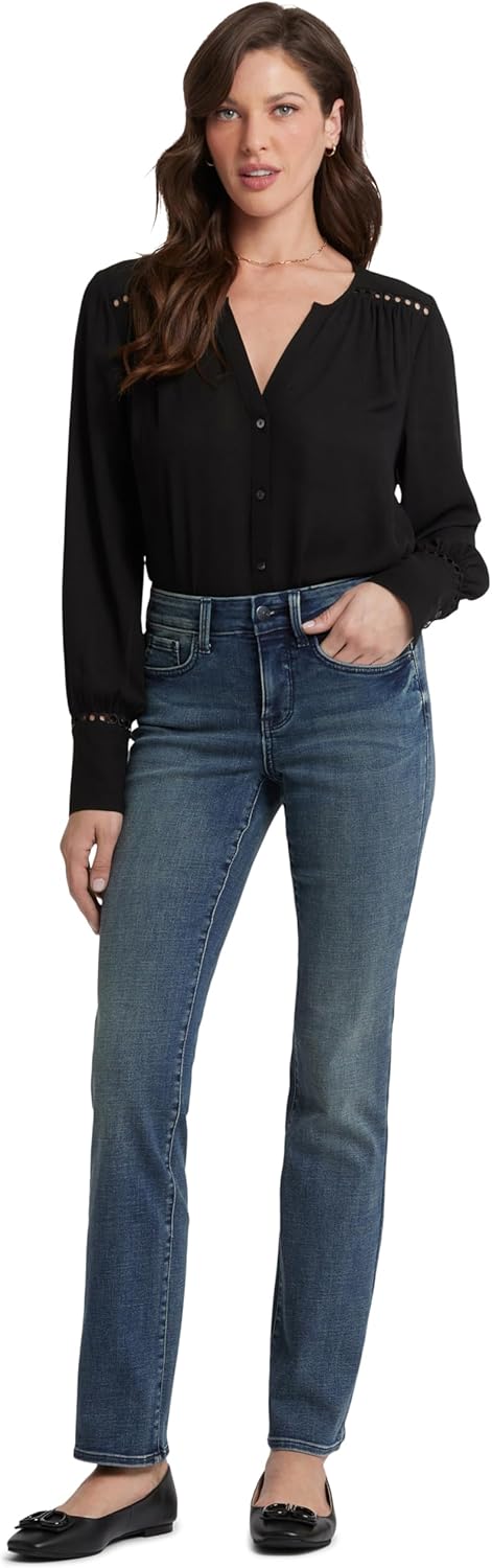 NYDJ Women's Marilyn Straight Denim Jeans for Effortless Style