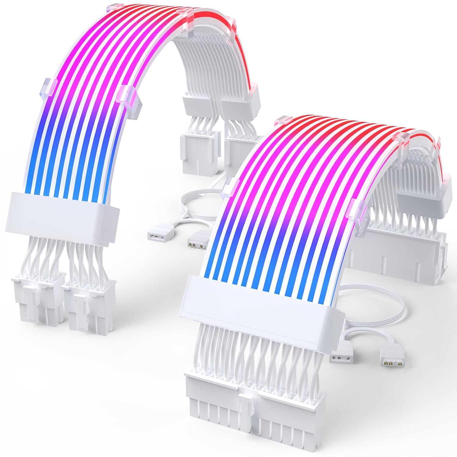Sirlyr RGB PSU Cable Extension for Stylish PC Power Supply