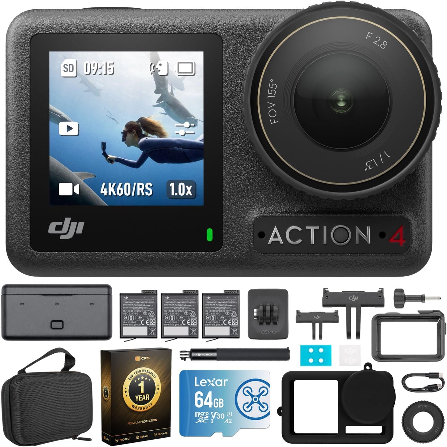 DJI Osmo Action Adventure Combo - Capture Every Moment in 4K!