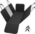 Dog Car Seat Cover Waterproof Back Seat Hammock with Mesh Window
