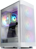 Zalman i4 TG 140 ATX Mid Tower Gaming PC Case - Four 140mm RGB Fans