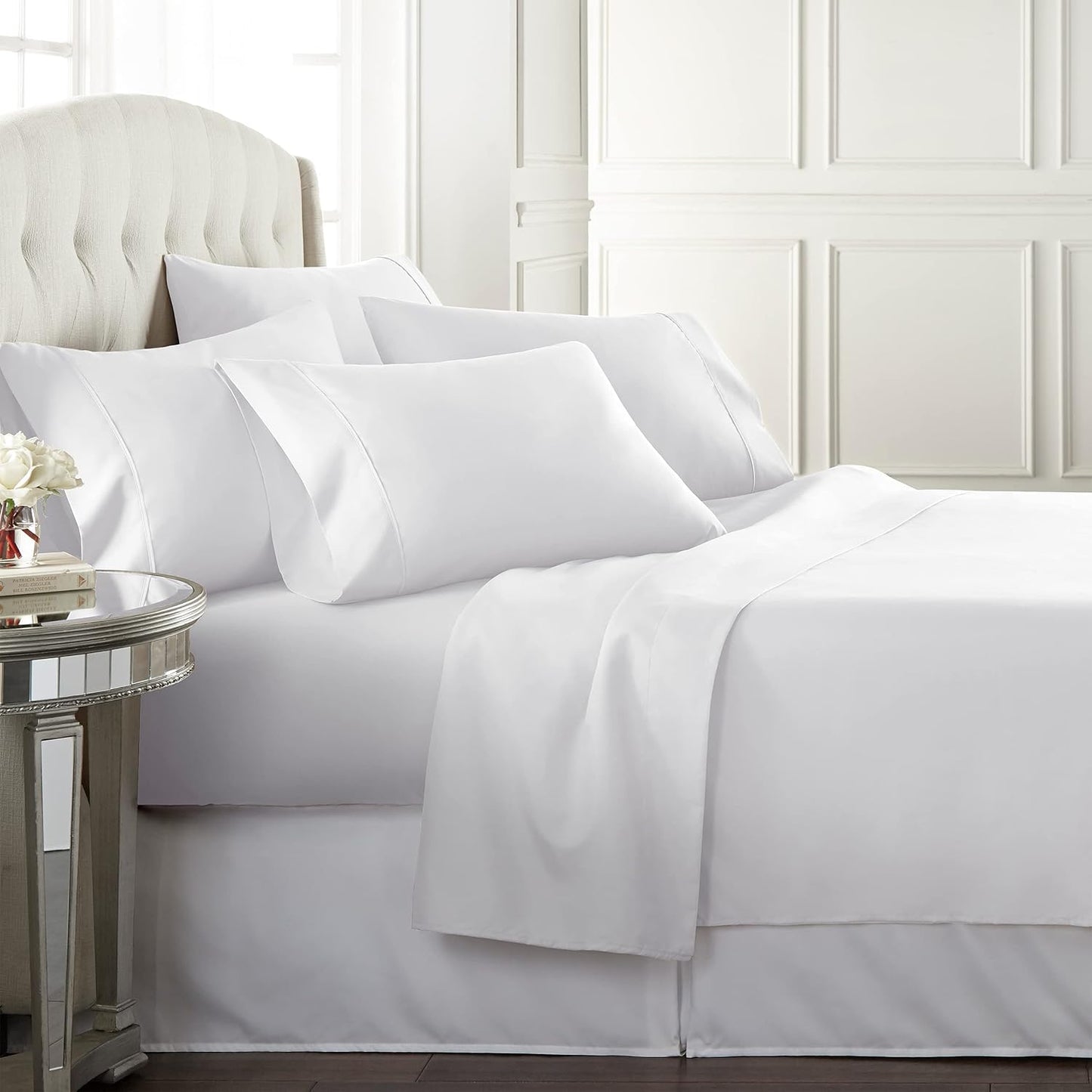 Danjor Linens Bed Sheet Set for Hot Sleepers - 6 Piece Set