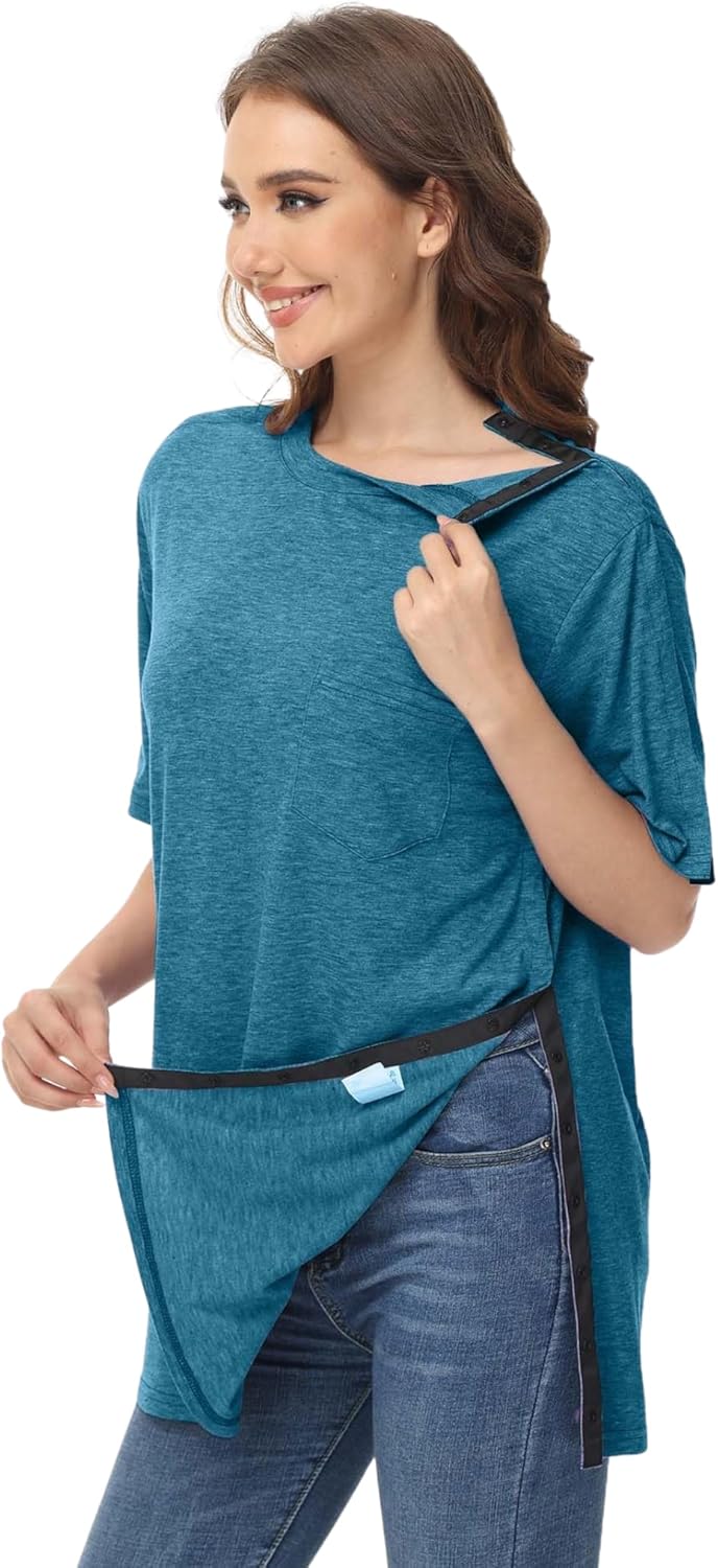 Unisex Post Shoulder Surgery Shirts for Recovery and Comfort
