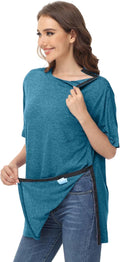 Unisex Post Shoulder Surgery Snap Shirt - Soft Breathable Fabric
