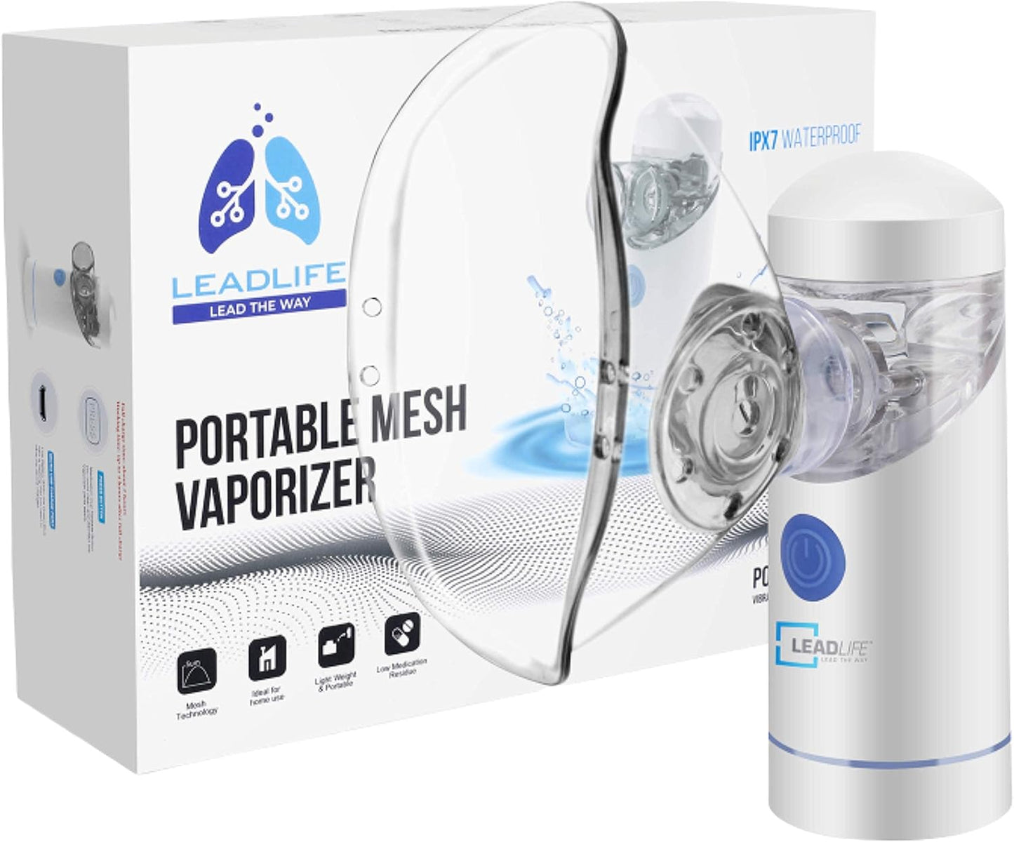 Portable Self-Cleaning Vaporizer - Rechargeable Battery - Liquid Sensor - Water-Proof Design - Handhold Atomizer