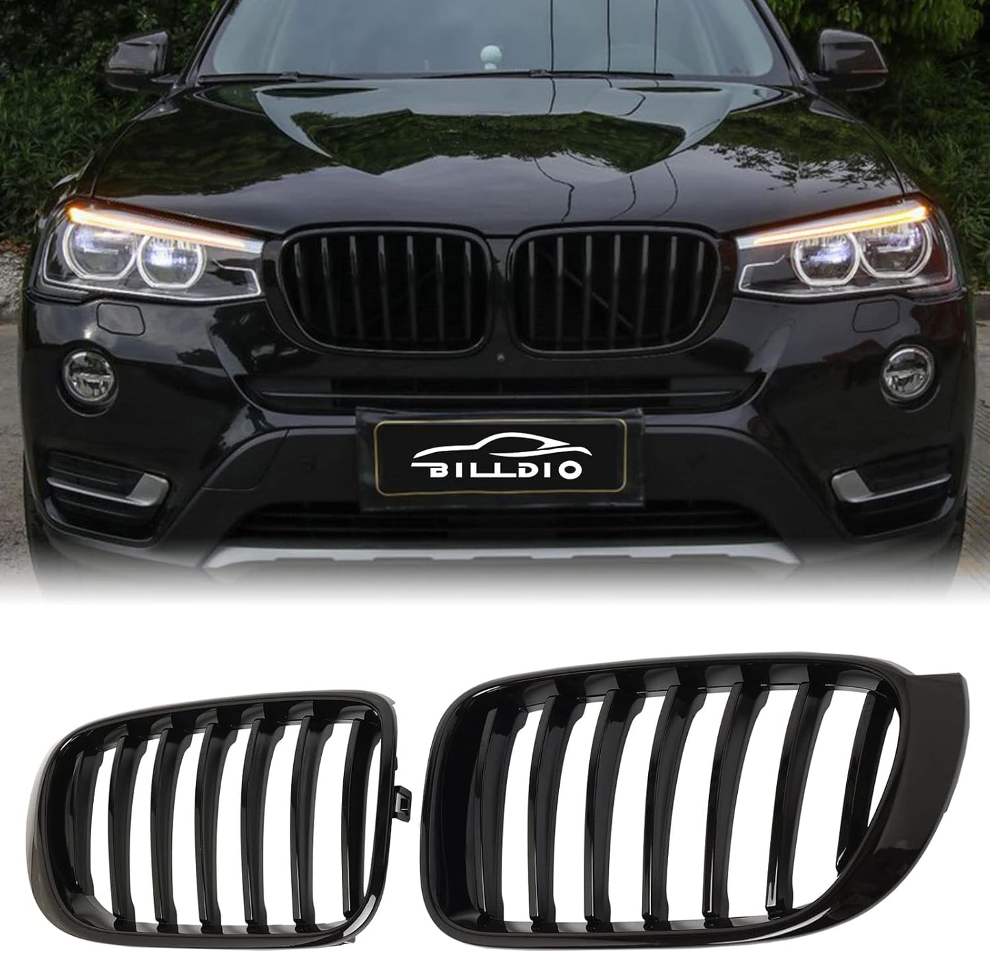 F25 F26 Grille - Black Kidney Grill for BMW X3 and X4 Models