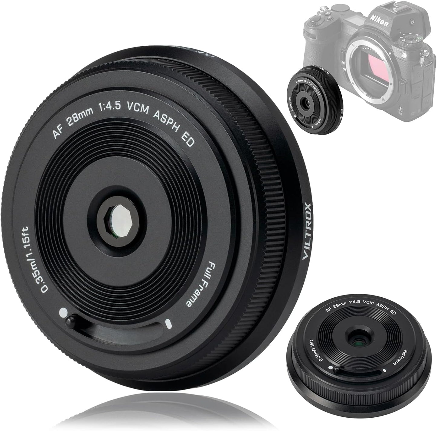 VILTROX AF 28mm F4.5 Z Mount Lens for Nikon Z Cameras