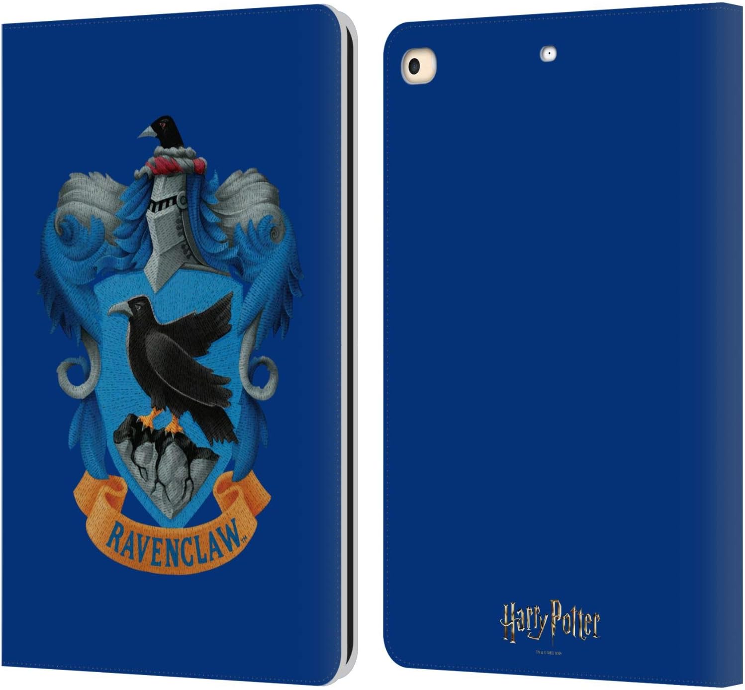 Harry Potter Ravenclaw Crest Leather Wallet Case for iPad 9.7