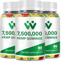 3 Packs Organic Hemp Gummies High Strength - Natural Hemp Candy