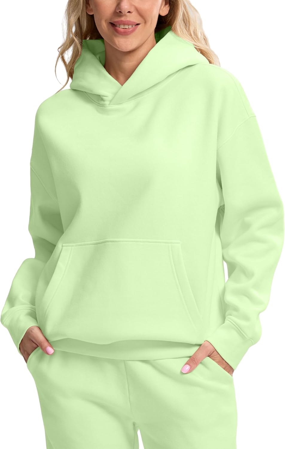 G Gradual Oversized Fleece Hoodie for Women - Cozy & Stylish