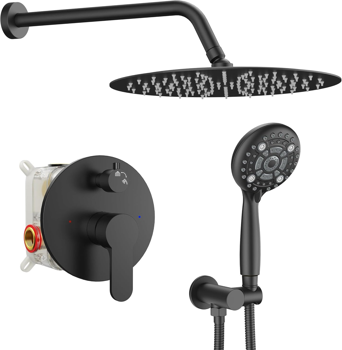 12 Inch Multifunctional High Pressure Shower Head System Review
