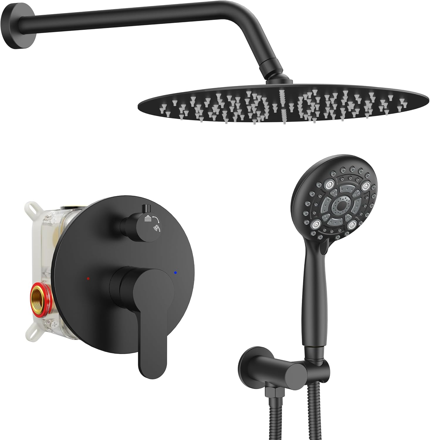 12 Inch Multifunctional High Pressure Shower Head System Review