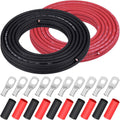 6 AWG Welding Cable 30 ft Red + 30 ft Black - Ultra Flexible Copper