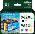 962XL Ink Cartridges Combo Pack for HP 962XL Black and Color
