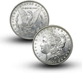 Antique 1891 S Morgan Silver Dollar Coins - Vintage Reproduction Set