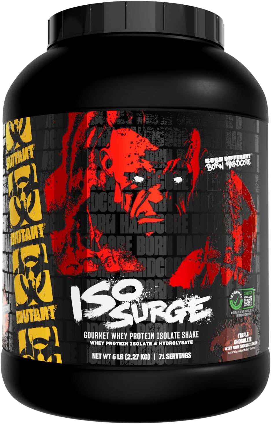 Mutant ISO Surge Whey Protein Isolate Powder for Fast Recovery