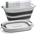 Collapsible Laundry Basket 11 Gallons - Space Saving Pop-Up Hamper