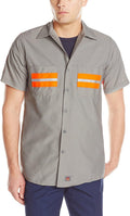 Red Kap Men's Performance Tech Lined Collar Shirt - Durable Comfort