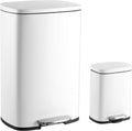 happimess Connor Rectangular Trash Can with Soft-Close Lid - 12.98 Gal