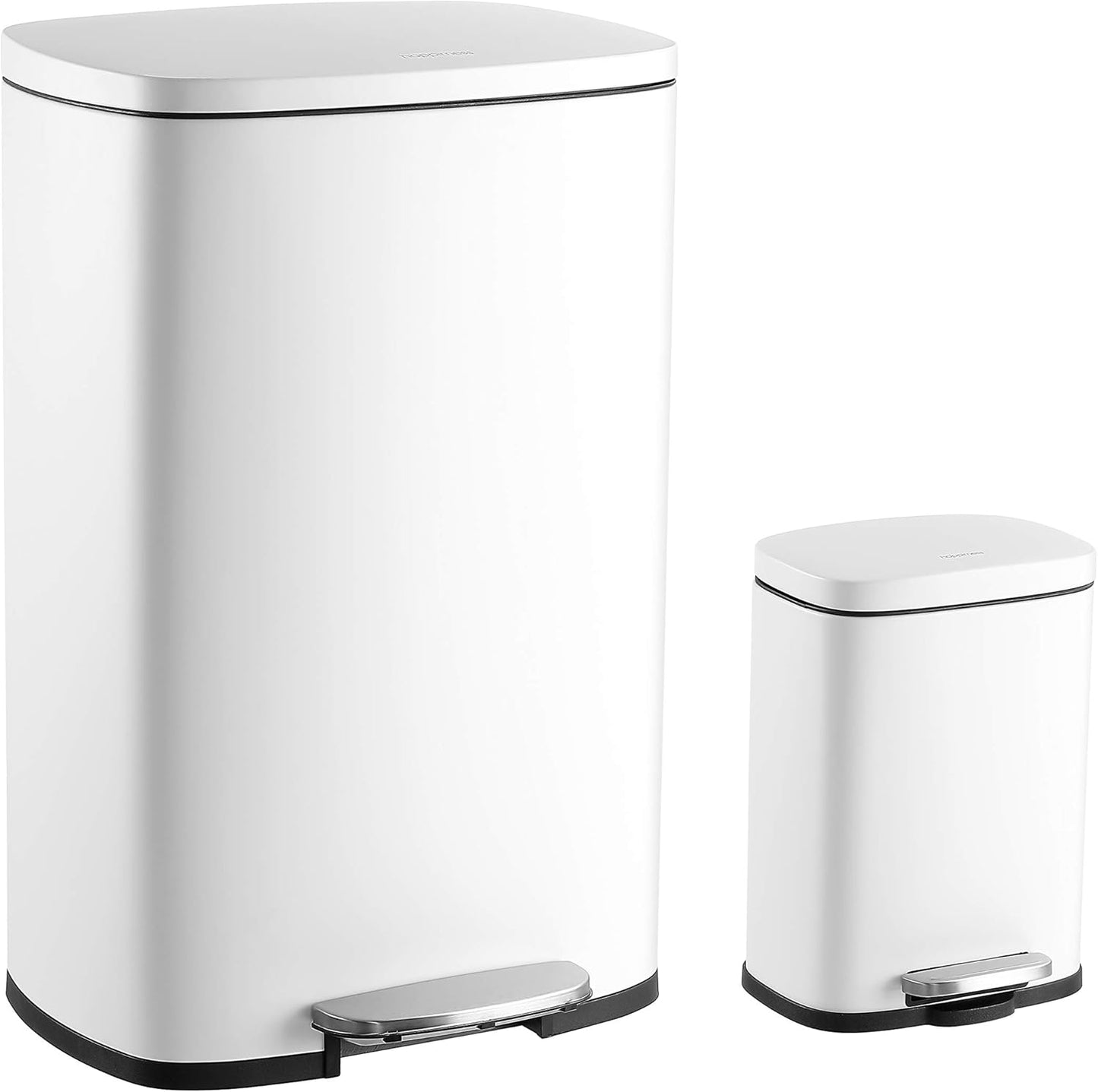 happimess Connor Rectangular Trash Can with Soft-Close Lid