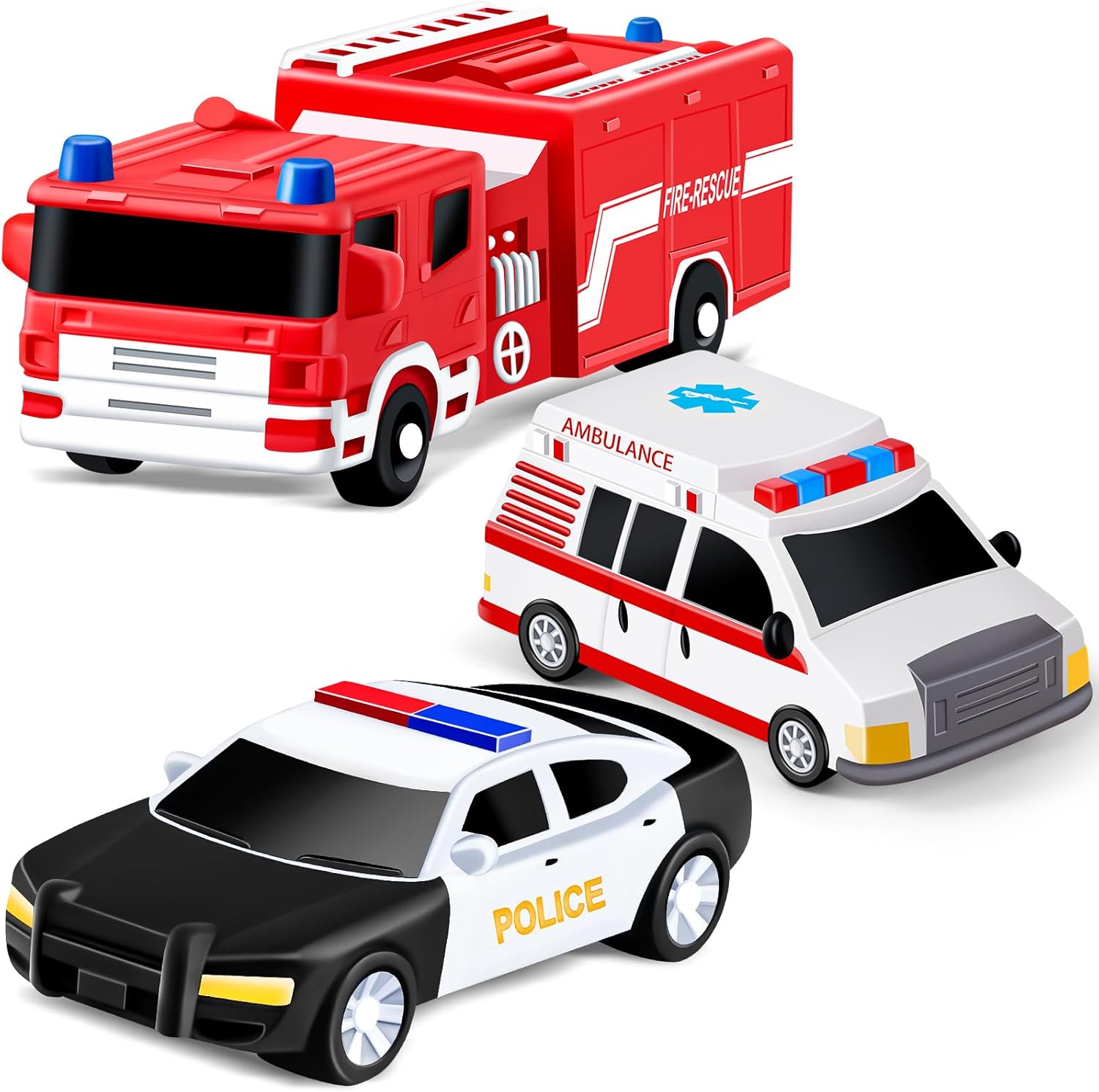 MACALOCA Car Bath Toys Set - No Holes, Endless Fun!